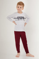 U.S. Polo Kids Boys Pyjama Set Melange Supreme